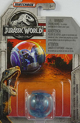 Matchbox Jurassic World 2018-16-1112 Gyrosphere / neues Modell