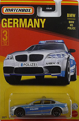 Matchbox Germany - 966 BMW M5 Police 3/12