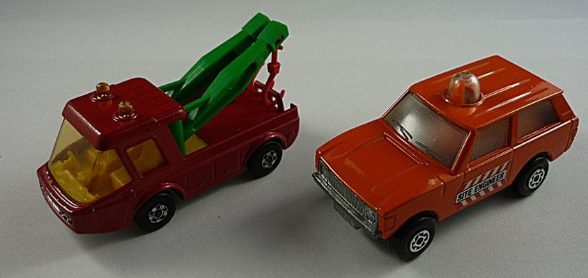 TP06A MB74 Toe Joe rot / grüne Ausleger & MB20B Police Patrol orange Site Engineer Label
