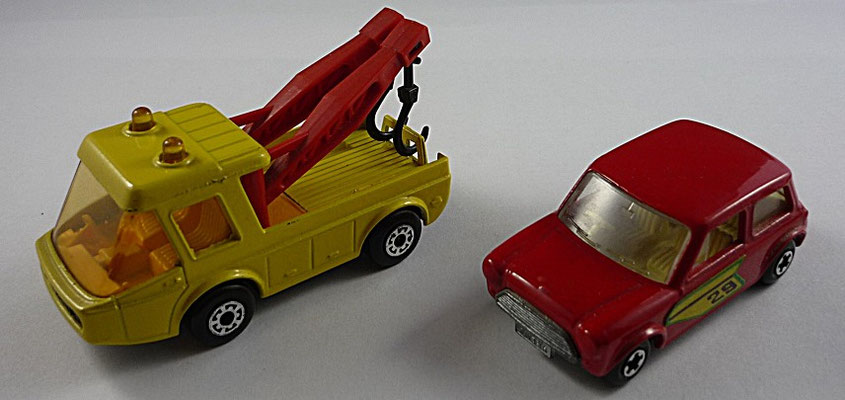 TP06A MB74 Toe Joe gelb / rote Ausleger & MB29B Racing Mini rotorange 29 Label