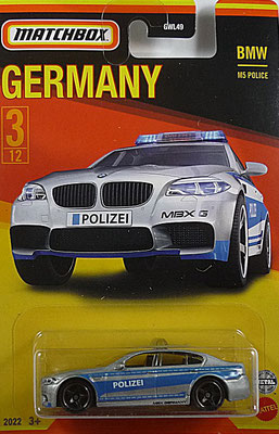 Matchbox 2022-03 BMW M5 Police