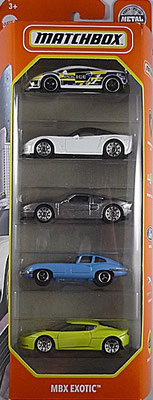 Matchbox 2021 5.Pack MBX Exotic