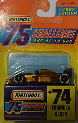 Matchbox 1997-74  Gold Challenge-Formula Racer