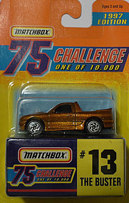 Matchbox 1997-13 Gold Challenge-The Buster