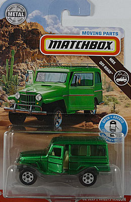 Matchbox 2019-05-1141 ´62 Jeep Willys Wagon / Zweitfarbe