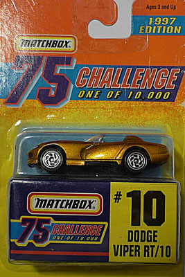 Matchbox 1997-10 Gold Challenge-Dodge Viper RT/10