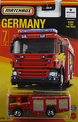 Matchbox 2022-07  Scania P 360 Fire truck