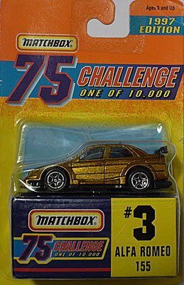 Matchbox 1997-03 Gold Challenge-Alfa Romeo 155