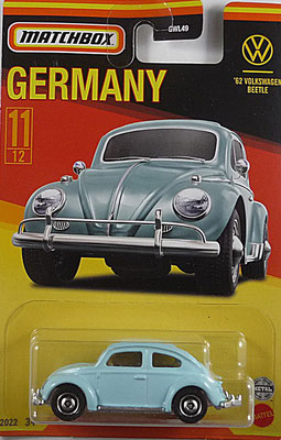 Matchbox 2022-11  '62 Volkswagen Beetle