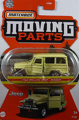 MatchboxMoving Parts 07/20 1141 1962 Willys Jeep Wagon