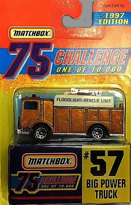 Matchbox 1997-57 Gold Challenge-Auxiliary Power Truck