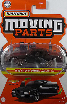 MatchboxMoving Parts 12/20 1263 1988 Chevy Monte Carlo LS / neues Modell