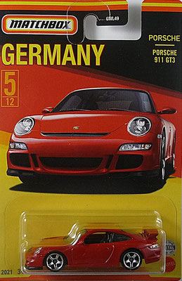 Matchbox Germany - 729 Porsche 911 GT3 5/12