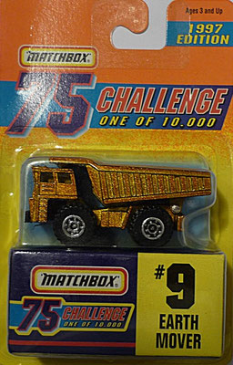 Matchbox 1997-09 Gold Challenge-Earth Mover