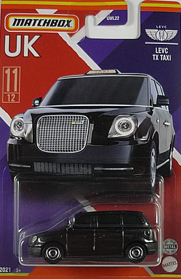 Matchbox UK 1208 LEVC TX Taxi
