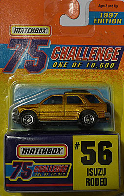 Matchbox 1997-56 Gold Challenge-Isuzu Rodeo