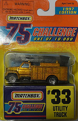 Matchbox 1997-33 Gold Challenge-Utility Truck