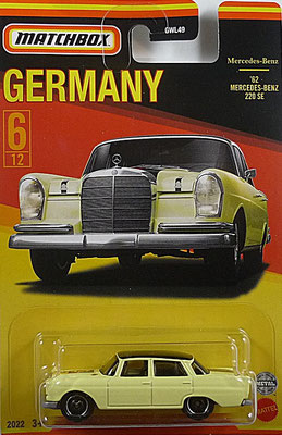 Matchbox 2022-06 Mercedes-Benz 220SE