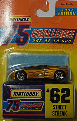Matchbox 1997-62  Gold Challenge-Street Streak