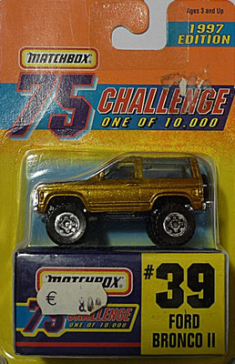 Matchbox 1997-39 Gold Challenge-Ford Bronco II