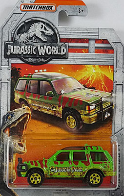 Matchbox Jurassic World 2018-15-1128 ‘93 Ford Explorer / neues Modell
