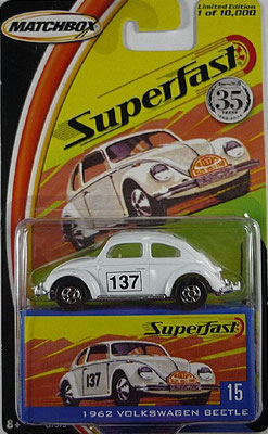 15 ´62 VW Beetle (Neuauflage des SF Modells von 1969 mit der damaligen Modellnummer)