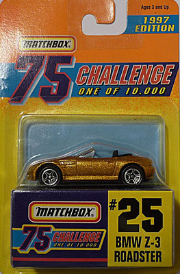 Matchbox 1997-25 Gold Challenge-BMW Z3 Roadster