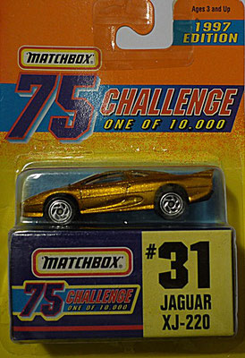 Matchbox 1997-31 Gold Challenge-Jaguar XJ-220