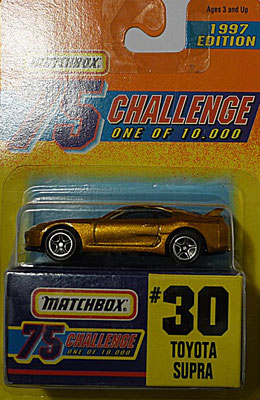 Matchbox 1997-30 Gold Challenge-Toyota Supra