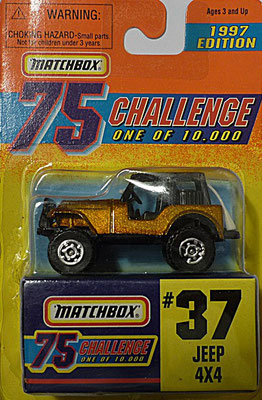 Matchbox 1997-37 Gold Challenge-Jeep 4x4
