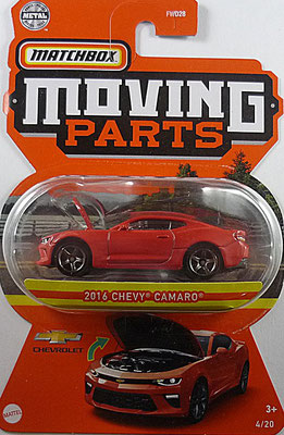 MatchboxMoving Parts 04/20 1139 2016 Chevy Camaro