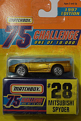 Matchbox 1997-28 Gold Challenge-Mitsubishi Spyder