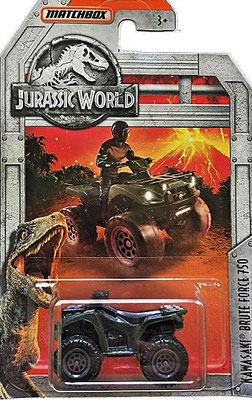 Matchbox Jurassic World 2018-12-1107 Kawasaki Brute Force 750 / neues Modell