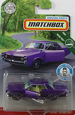 Matchbox 2019-02-1138 ´64 Pontiac Grand Prix / Erstfarbe (Neuauflage SF 20A Pontiac GP Sports Coupe von 1970)