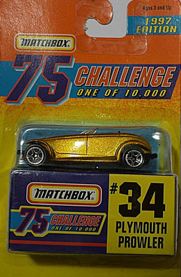 Matchbox 1997-34 Gold Challenge-Plymouth Prowler