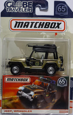 Matchbox  2018  Globe Traveller 486 Jeep Wrangler