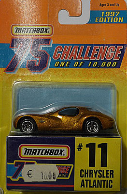 Matchbox 1997-11 Gold Challenge-Chrysler Atlantic