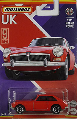 Matchbox UK 1213 1971 MGB GT Coupe