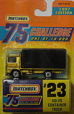 Matchbox 1997-23 Gold Challenge-Volvo Container Truck