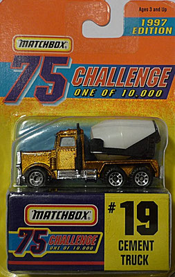Matchbox 1997-19 Gold Challenge-Cement Truck