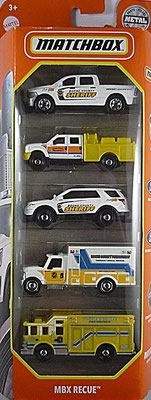 Matchbox 2021 5.Pack MBX Rescue