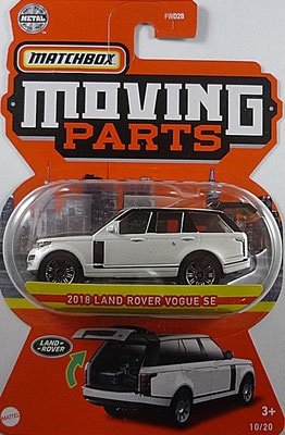 MatchboxMoving Parts 10/20 1163 2018 Land Rover Vogue SE