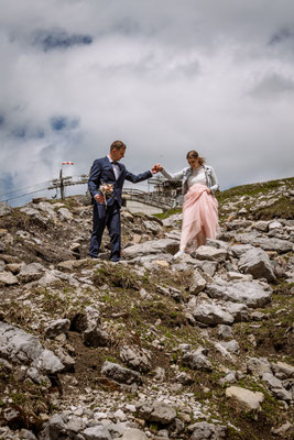Berghochzeit Fotografin Allgäu Oberstdorf Garmisch-Partenkirchen Nebelhorn Höfatsblick