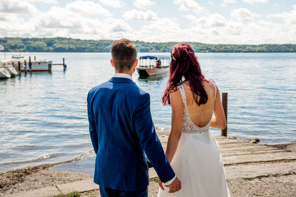 Hochzeitsfotografin Starnberger See Roseninsel Hochzeit Hochzeitsfotos Ammersee Starnberg Feldafing