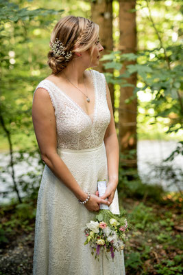 Heiraten am Berg Hörnle Berghochzeit Fotografin Bergliebe Hochzeitsfotografin Garmisch-Partenkirchen Pflegersee