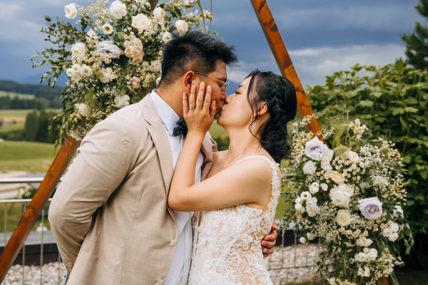 Hochzeitsfotografin G'Steig Lechbruck  hochzeitsbilder Heiraten Allgäu