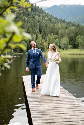 Heiraten am Berg Hörnle Berghochzeit Fotografin Bergliebe Hochzeitsfotografin Garmisch-Partenkirchen Pflegersee