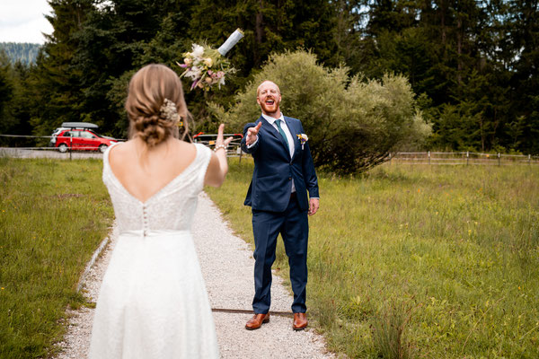 Heiraten am Berg Hörnle Berghochzeit Fotografin Bergliebe Hochzeitsfotografin Garmisch-Partenkirchen Pflegersee