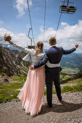 Berghochzeit Fotografin Allgäu Oberstdorf Garmisch-Partenkirchen Nebelhorn Höfatsblick