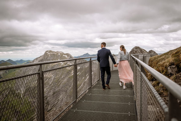 Berghochzeit Fotografin Allgäu Oberstdorf Garmisch-Partenkirchen Nebelhorn Höfatsblick